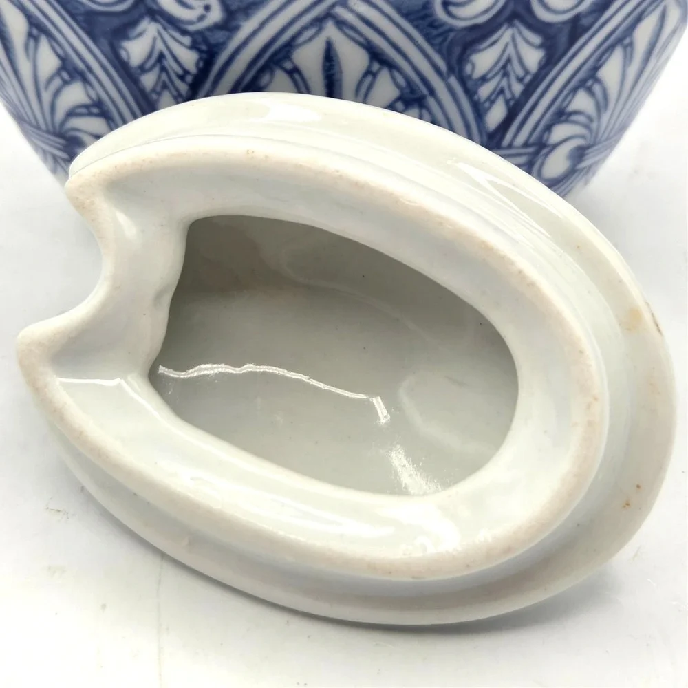 Bombay Arabesque Tile Pattern With Platinum‎ Trim Creamer & Sugar Bowl Set
